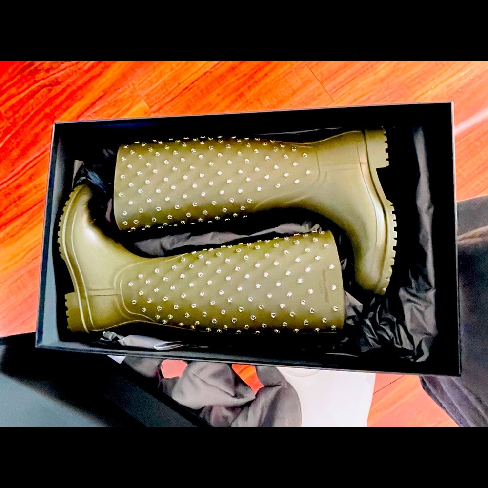 Saint Laurent rain boots